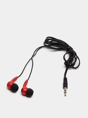 Наушники вставки Defender Basic 604 черный + красный