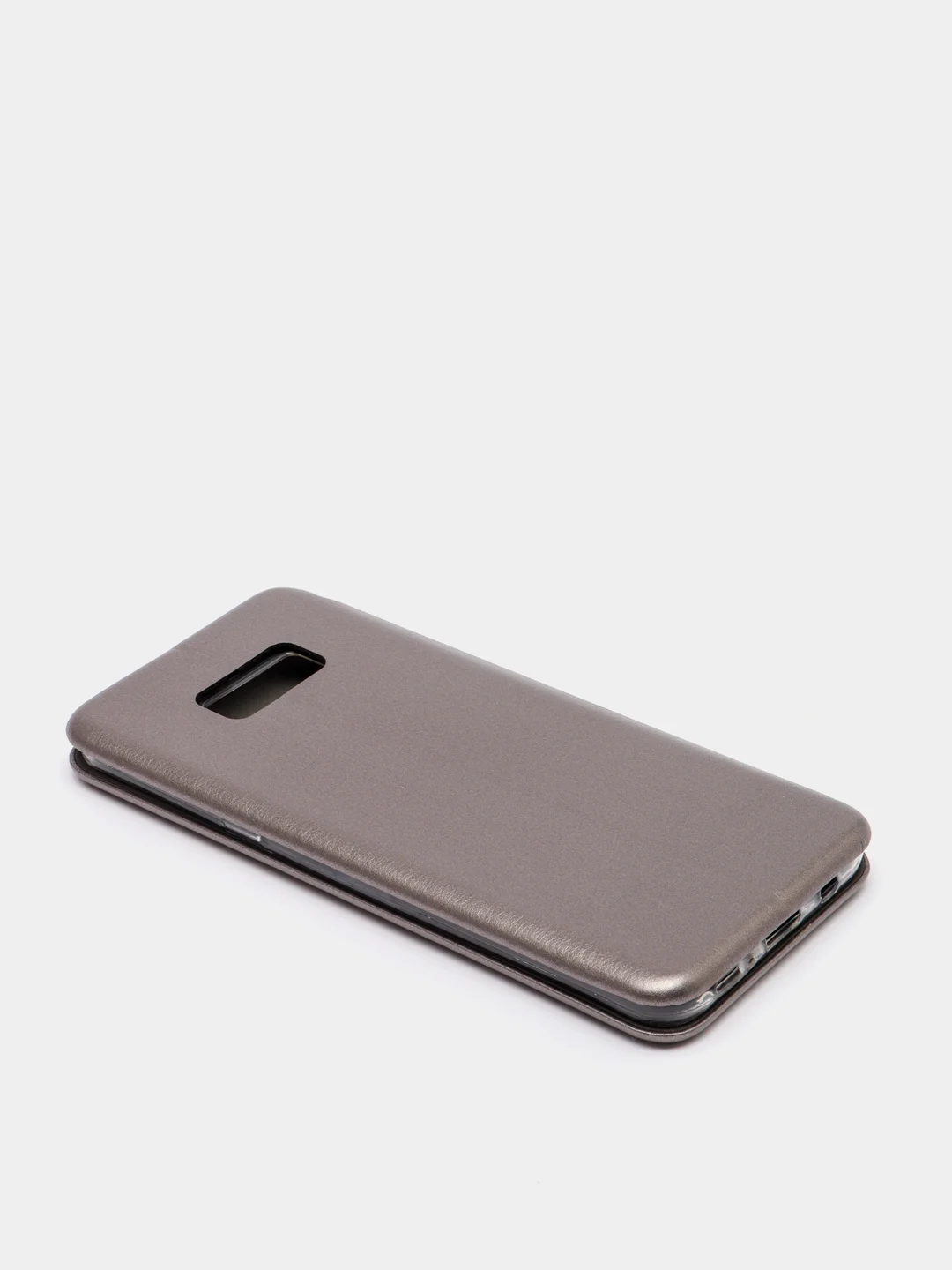 Серебряный чехол книжка Samsung Galaxy S8 Plus / S8+, Самсунг Галакси С8 Плюс / С8+