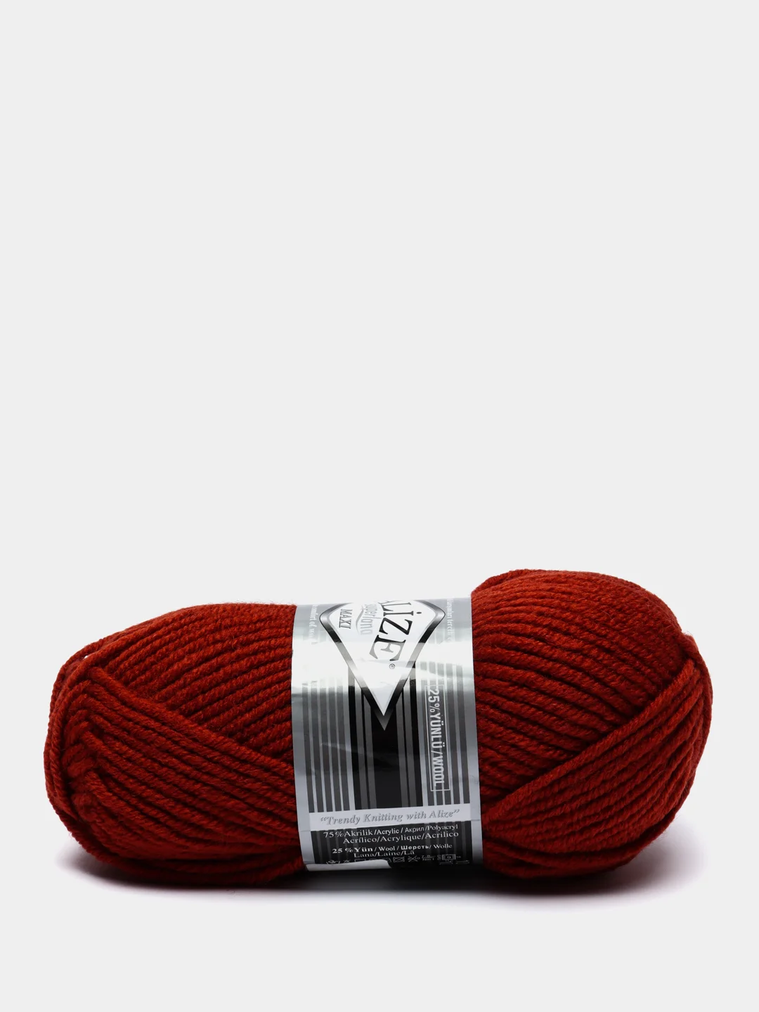 Терракотовый шерсть Пряжа Alize Superlana maxi
