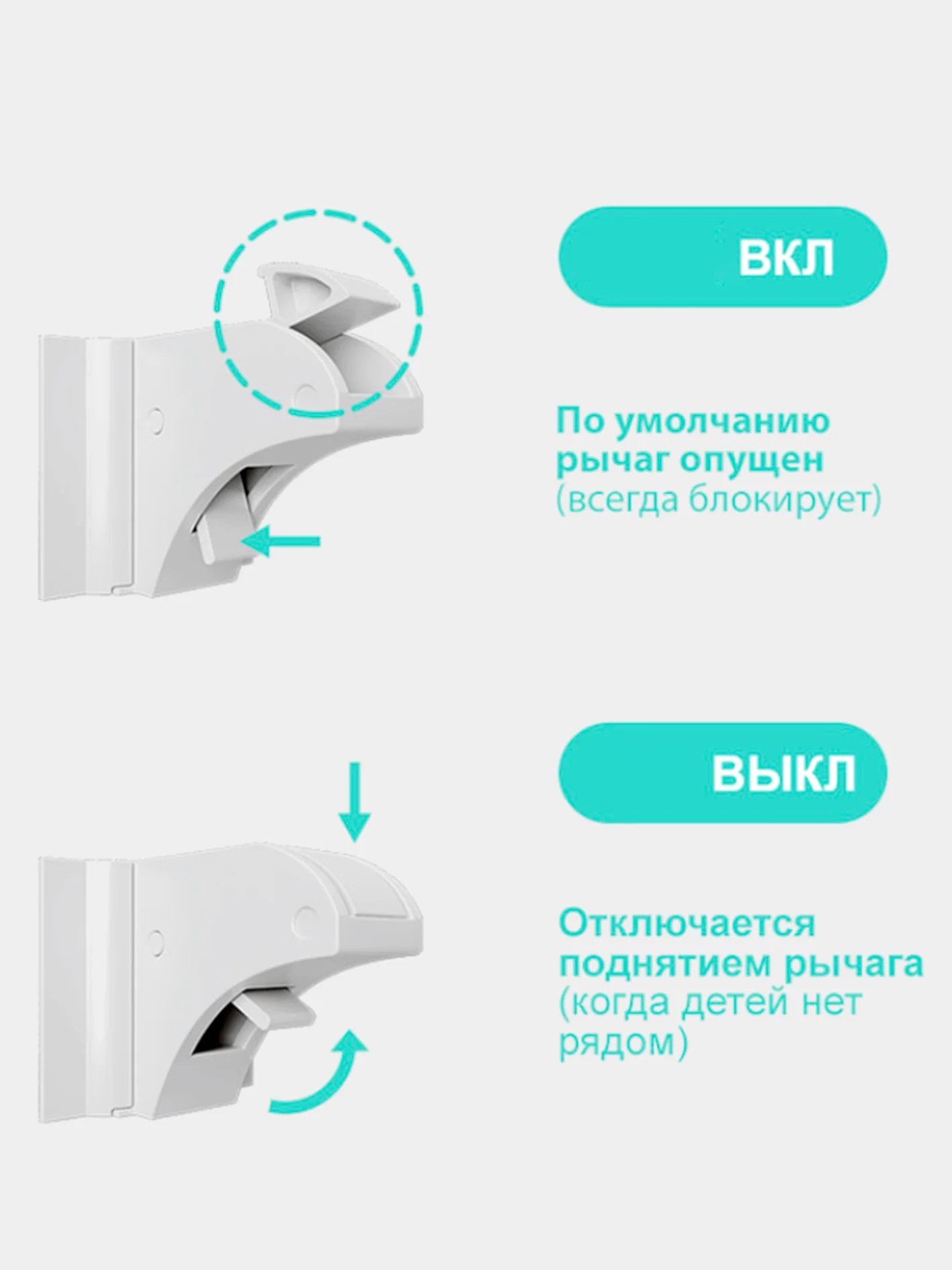 Магнитный защитный замок, блокиратор для мебели от детей