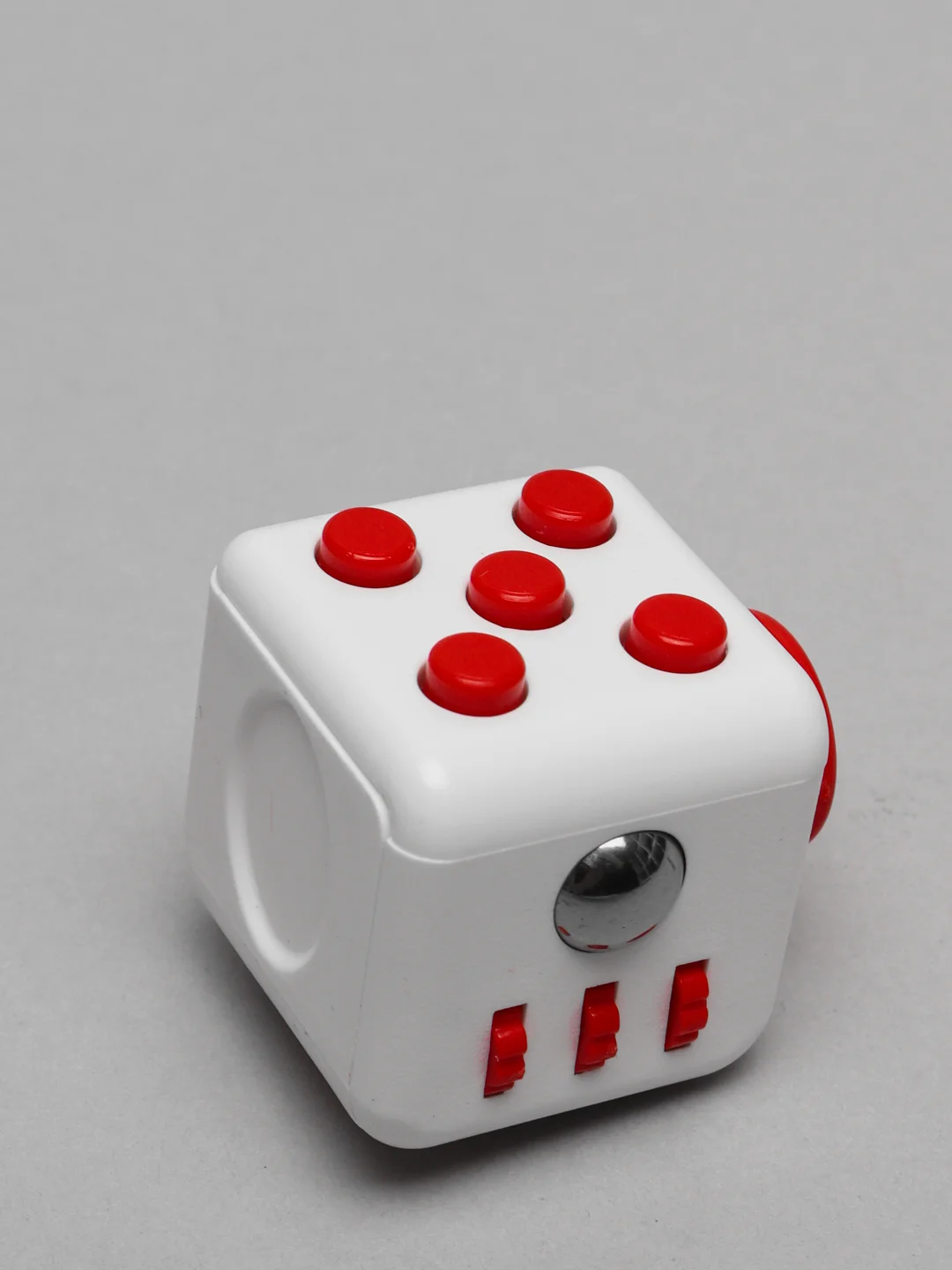 Красный кубик-антистресс Fidget Cube (фиджет куб) игрушка развивающая, тактильная, сенсорная