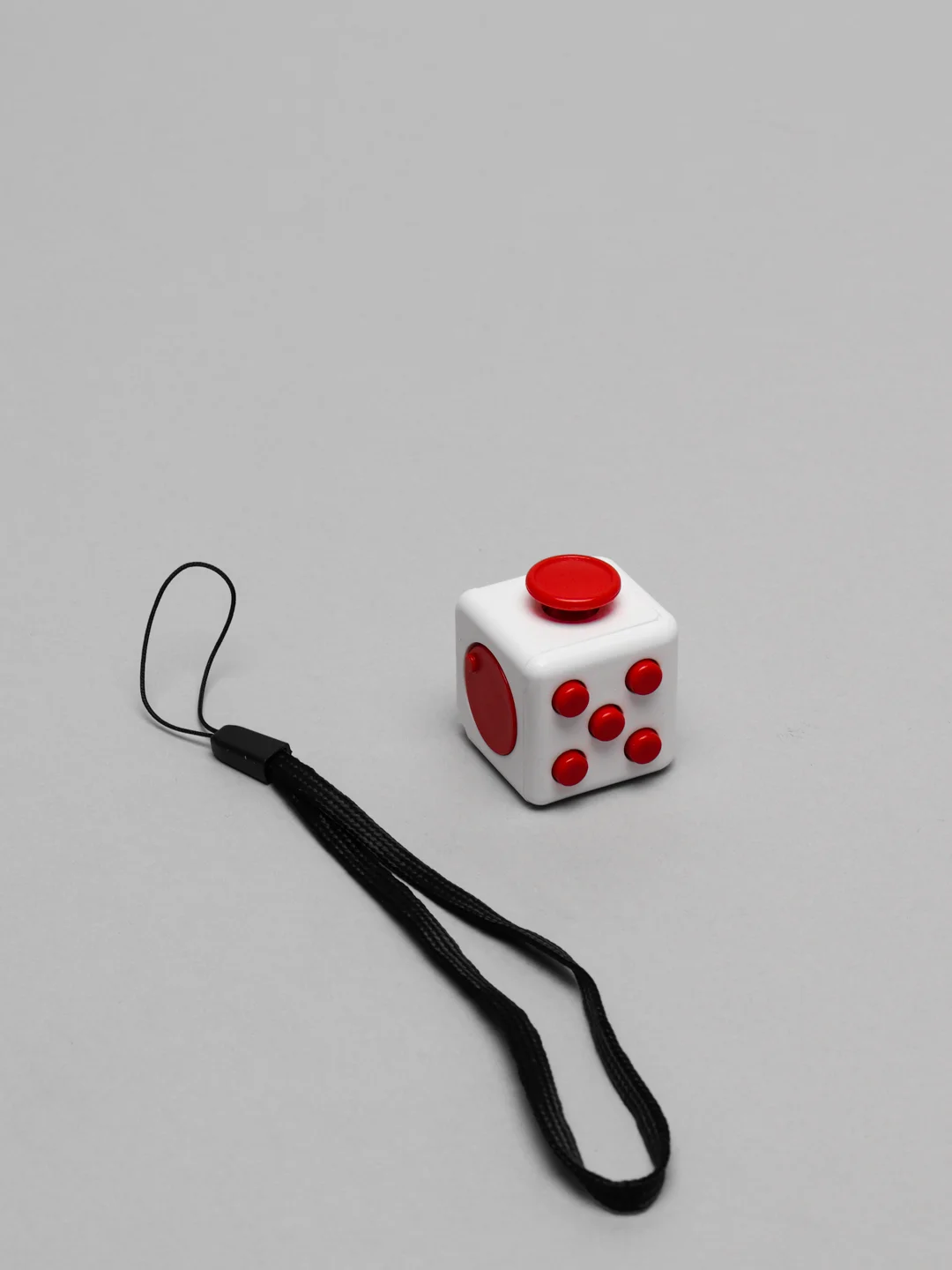 Красный кубик-антистресс Fidget Cube (фиджет куб) игрушка развивающая, тактильная, сенсорная