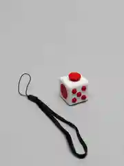 Красный кубик-антистресс Fidget Cube (фиджет куб) игрушка развивающая, тактильная, сенсорная