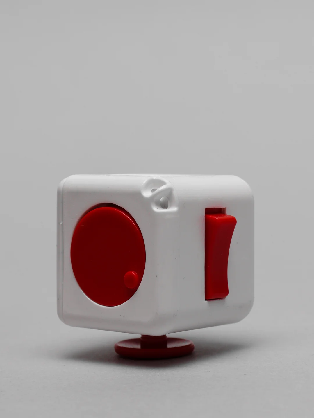 Красный кубик-антистресс Fidget Cube (фиджет куб) игрушка развивающая, тактильная, сенсорная