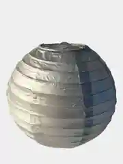 Серебряный китайский бумажный фонарик абажур 15, 20, 30, 40см