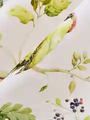 Кремовый комплект штор для кухни с подхватами Altali, хлопок, короткие 2 шт, 138 x 180 см каждая