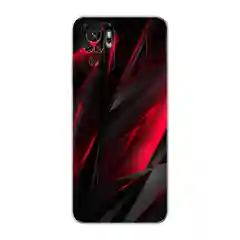 Красный чехол на Xiaomi Redmi Note 10/Note 10S/Poco M5s / Сяоми Редми Нот 10/10С с рисунком