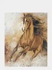 Алмазная мозаика Конь Вихрь, 40х50 см, Cristyle