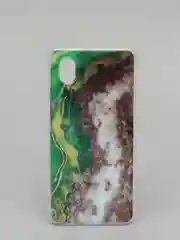 Зеленый чехол Samsung Galaxy A01 Core, Самсунг Галакси А01 Кор силиконовый с мраморным рисунком