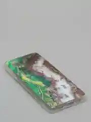 Зеленый чехол Samsung Galaxy A01 Core, Самсунг Галакси А01 Кор силиконовый с мраморным рисунком