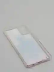 Розовый чехол Samsung Galaxy A41 (Самсунг Галакси А41) чехол переливающийся жидкий с блестками