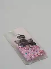 Розовый чехол Samsung Galaxy A41 (Самсунг Галакси А41) чехол переливающийся жидкий с блестками