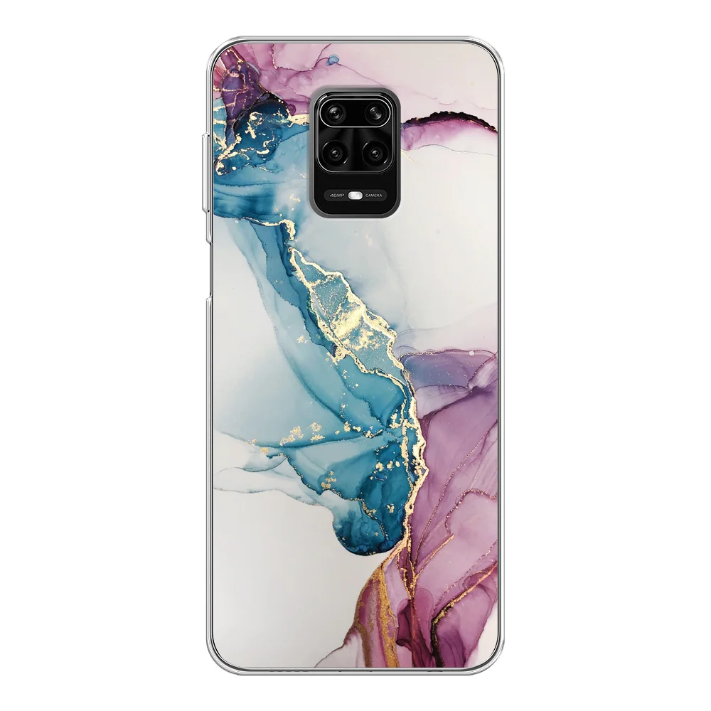 Ледяной чехол на Xiaomi Redmi Note 9S/9 Pro / Сяоми Редми Нот 9S/9 Про прозрачный, с рисунком