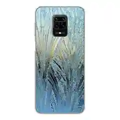 Небесно-голубой чехол на Xiaomi Redmi Note 9S/9 Pro / Сяоми Редми Нот 9S/9 Про прозрачный, с рисунком