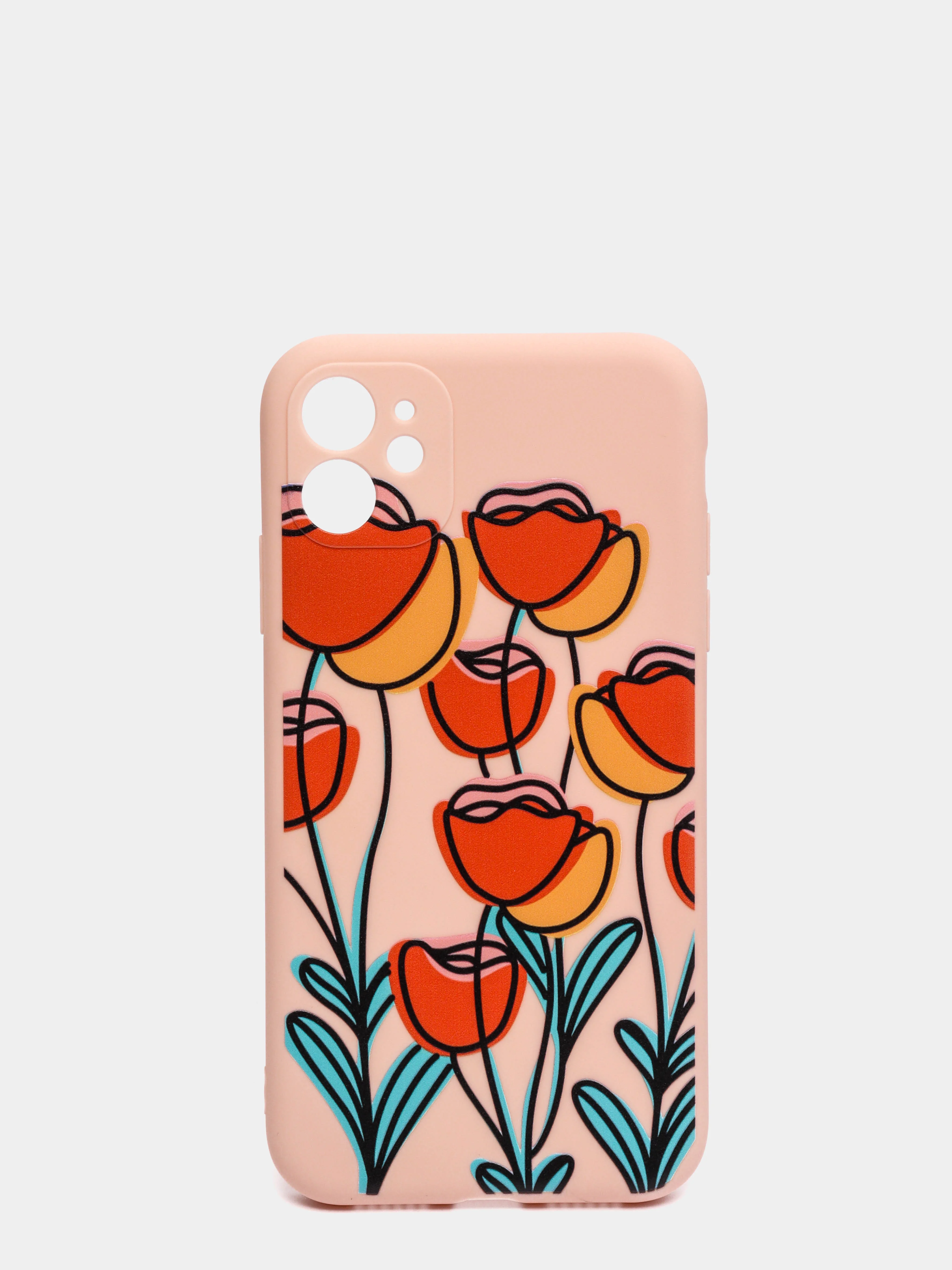 Коралловый чехол для iPhone 6/6s, 7/8/SE2, 7+/8+, X/XS, XR, XS Max, 11, 11 Pro, 12, 12 mini, 12 Pro