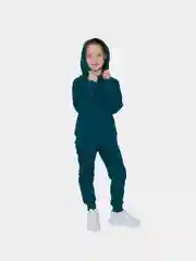 Бежевый меланж спортивный костюм утепленный
