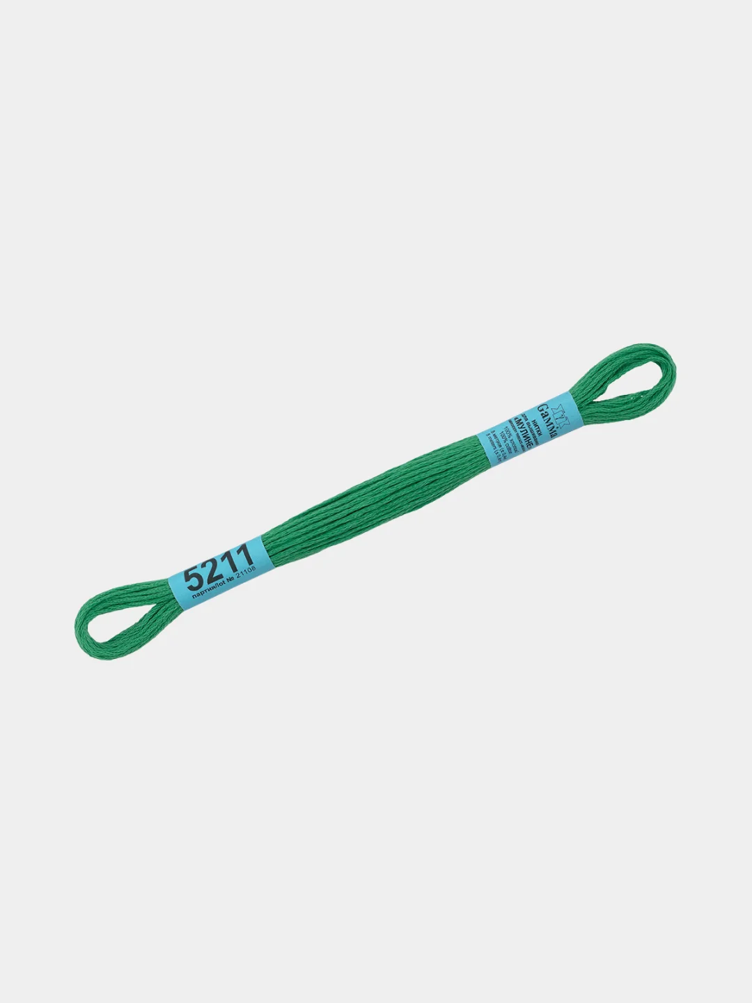 Алый мулине, нитки для вышивания Gamma, 100% хлопок, номера цветов 5170 - 5220