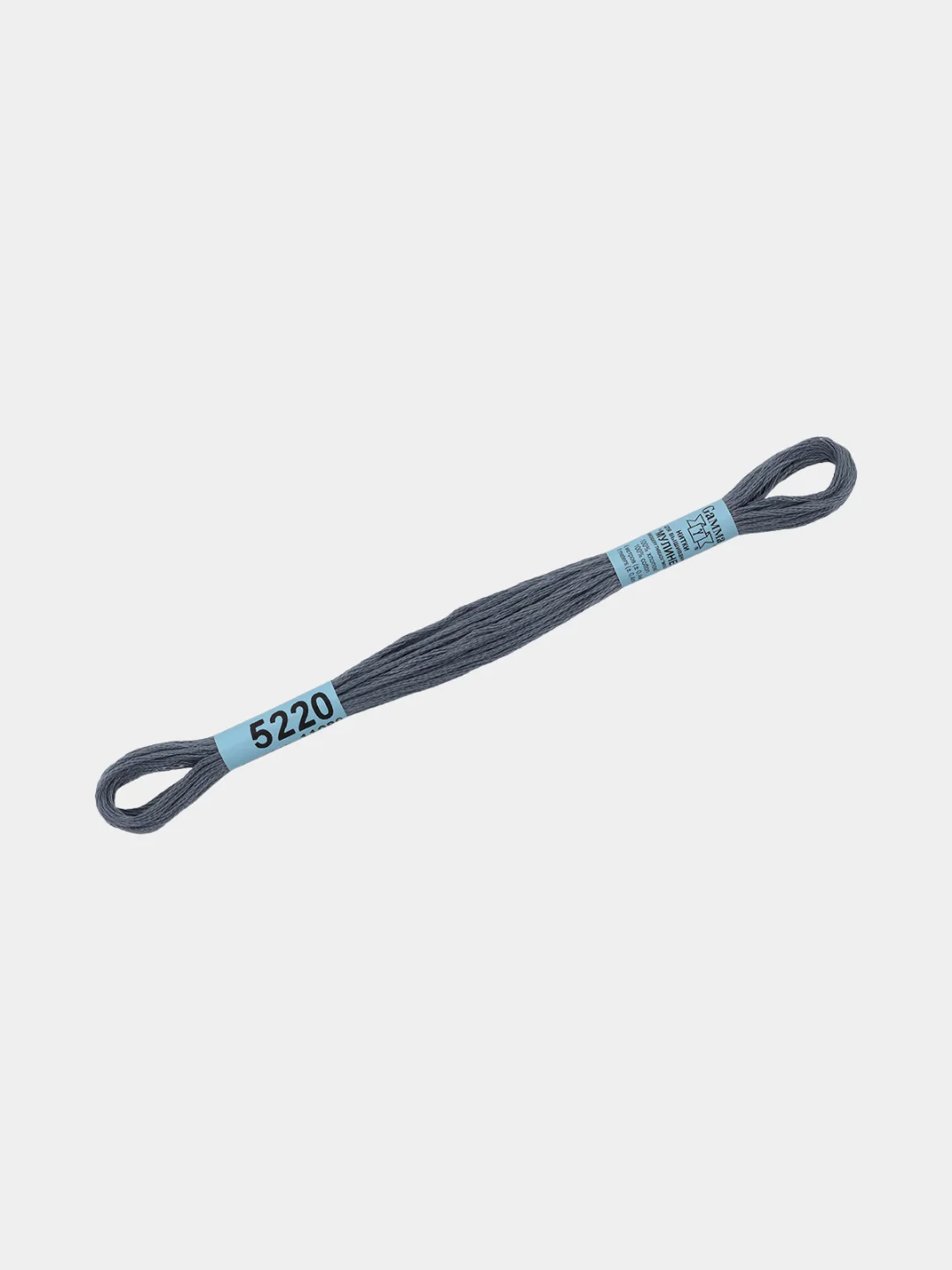Бирюзовый мулине, нитки для вышивания Gamma, 100% хлопок, номера цветов 5170 - 5220
