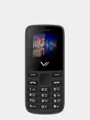 Черный мобильный телефон Vertex M115, кнопочный