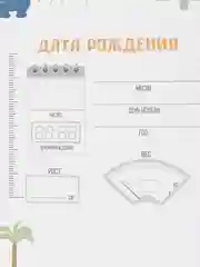 Папка для свидетельства о рождении "Динозаврики", под новый формат, А5, 23 х 17 см