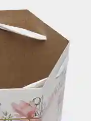 Переноска для цветов подарочная "Present for you", 17 х 14,8 х 19,5 см