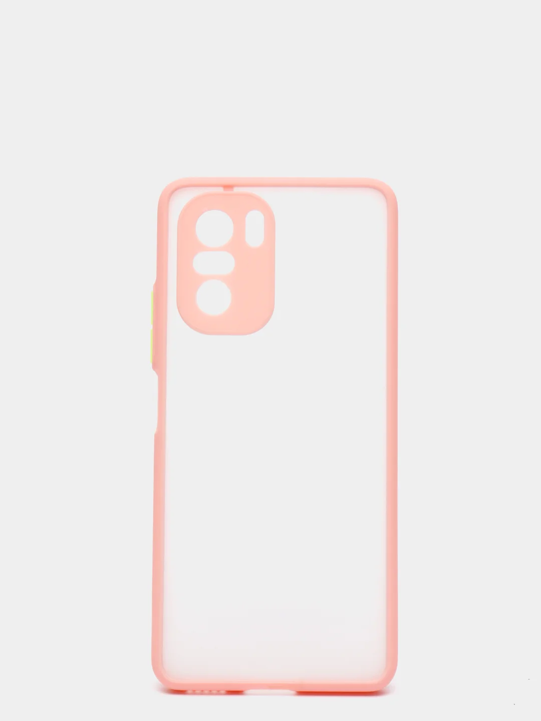Конфетный чехол Xiaomi Poco F3, F3 Pro, Redmi K40, K40 Pro пластиковый матовый с цветными кнопками