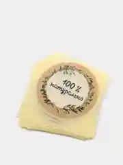 Набор наклеек для бизнеса "100 % натурально", 4 х 4 см, 50 шт