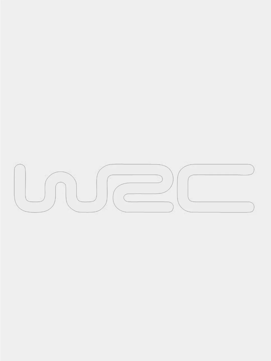 Белый автомобильные наклейки WRC