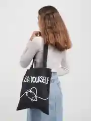 Сумка-шоппер ручная роспись love yourself (хлопок)