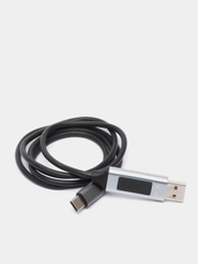 Кабель TOPK USB-Type-C с цифровым дисплеем, Кабель TOPK USB-MicroUSB с цифровым дисплеем