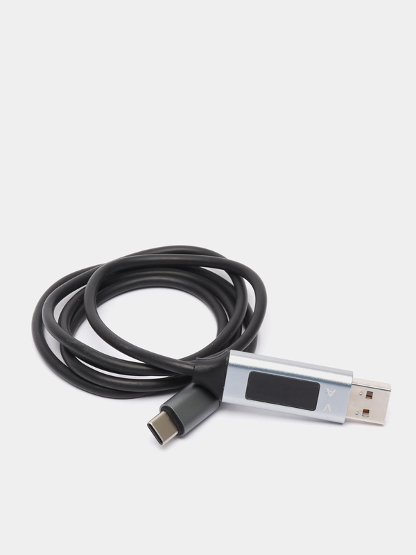 Кабель TOPK USB-Type-C с цифровым дисплеем, Кабель TOPK USB-MicroUSB с цифровым дисплеем