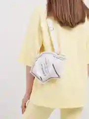 Белый сумка женская креативная