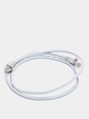 Сетевой интернет кабель LAN, патч корд RJ 45, UTP категория 5е, витая пара, серый