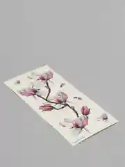 Серый татуировки "Животные и растения", 21*10 см