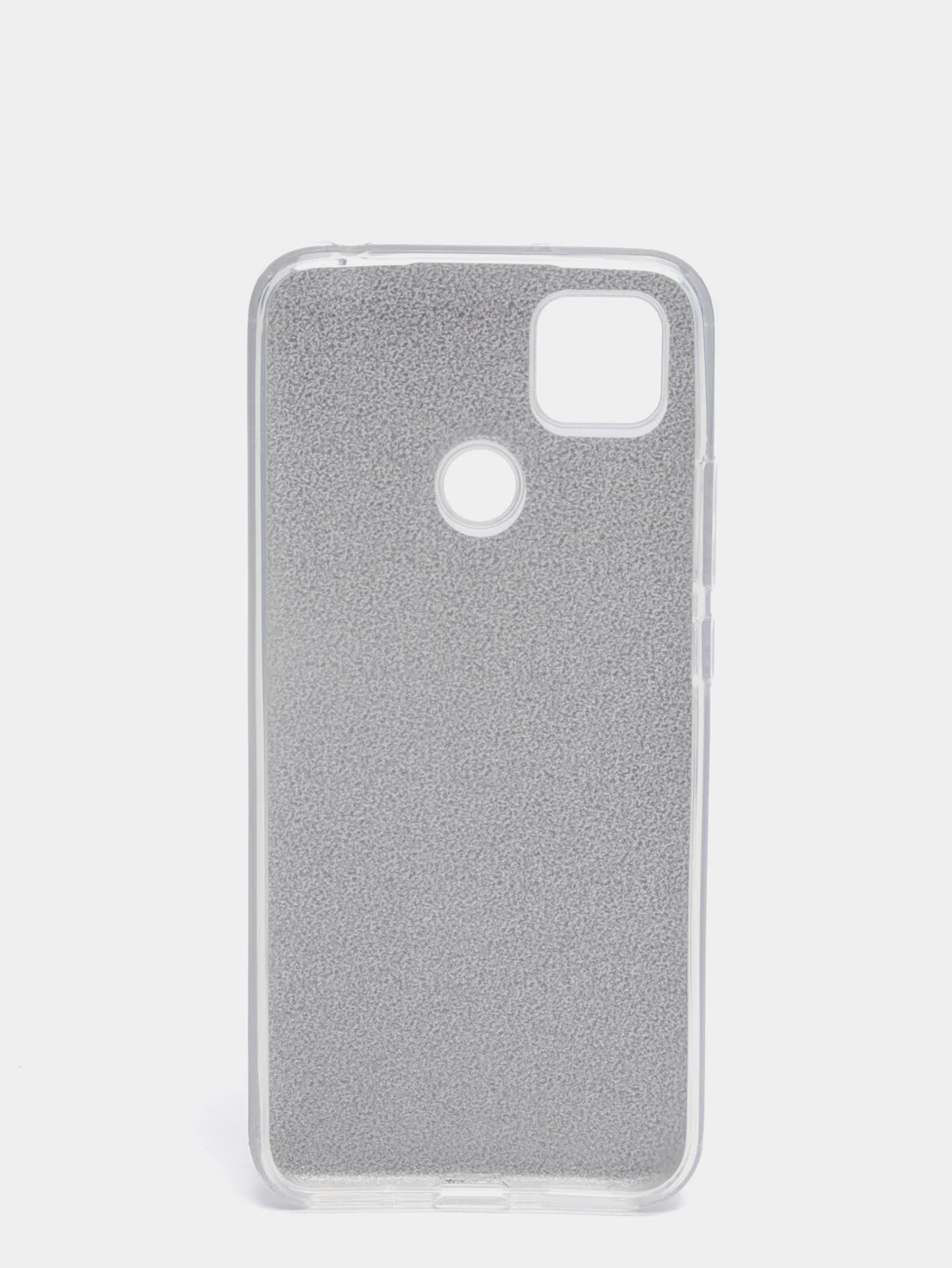 Серебряный чехол блестящий для Xiaomi Redmi 9C, Redmi 9C NFC, Redmi 10A, Сяоми Редми 9С, 9С НФС, 10А