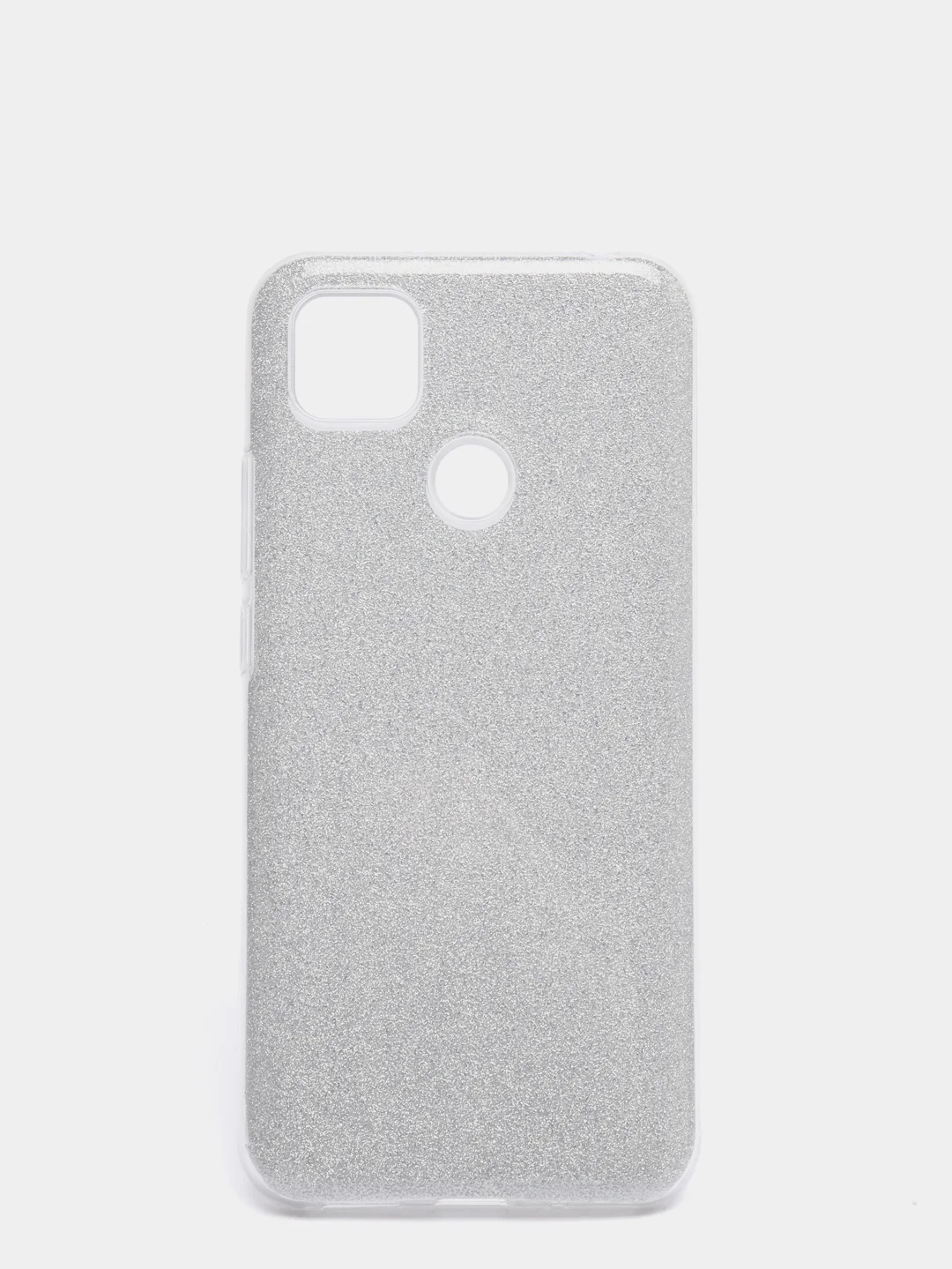 Серебряный чехол блестящий для Xiaomi Redmi 9C, Redmi 9C NFC, Redmi 10A, Сяоми Редми 9С, 9С НФС, 10А
