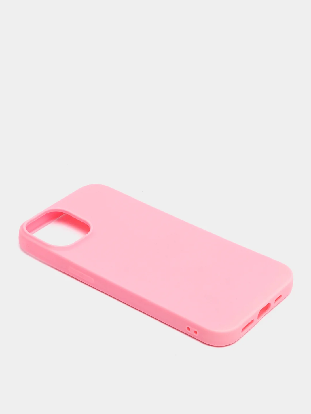 Розовый чехол силиконовый iPhone 13, 13 Mini, 13 Pro, 13 Pro Max матовый, цветной, на айфон