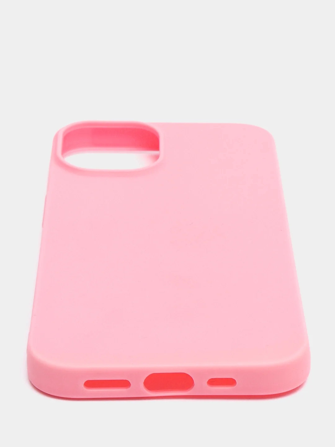 Розовый чехол силиконовый iPhone 13, 13 Mini, 13 Pro, 13 Pro Max матовый, цветной, на айфон