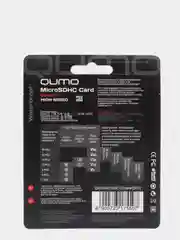 Карта памяти QUMO microSD, Class10 с адаптером