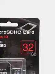 Карта памяти QUMO microSD, Class10 с адаптером