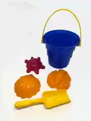Желтый игрушка для песочницы / Набор мельница, лопатка, грабли/Набор для песка "Непоседа" №3