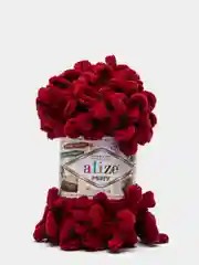 Бордовый пряжа Alize Puffy