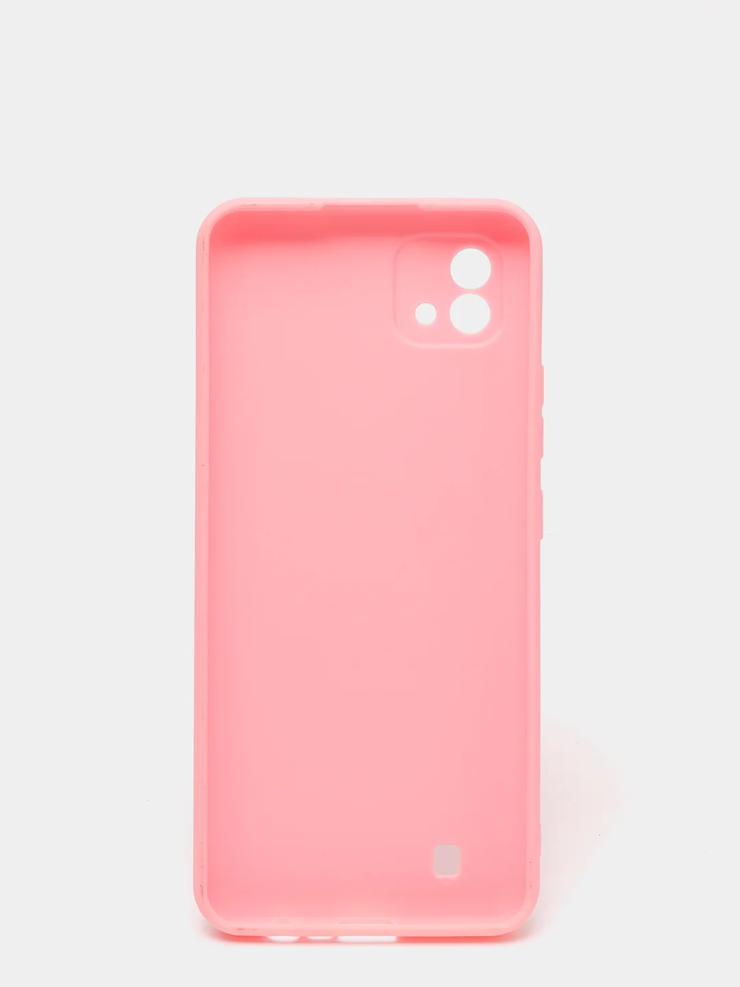 Розовый чехол для Realme C20, C11 2021 силиконовый матовый