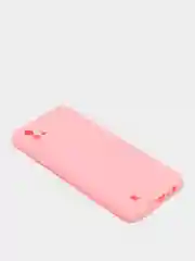 Розовый чехол для Realme C20, C11 2021 силиконовый матовый