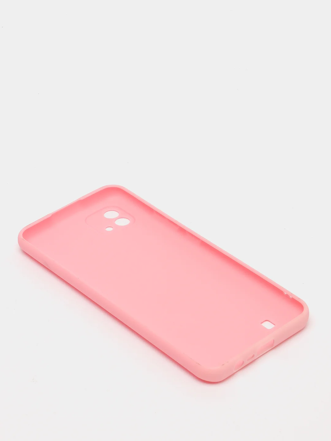 Розовый чехол для Realme C20, C11 2021 силиконовый матовый