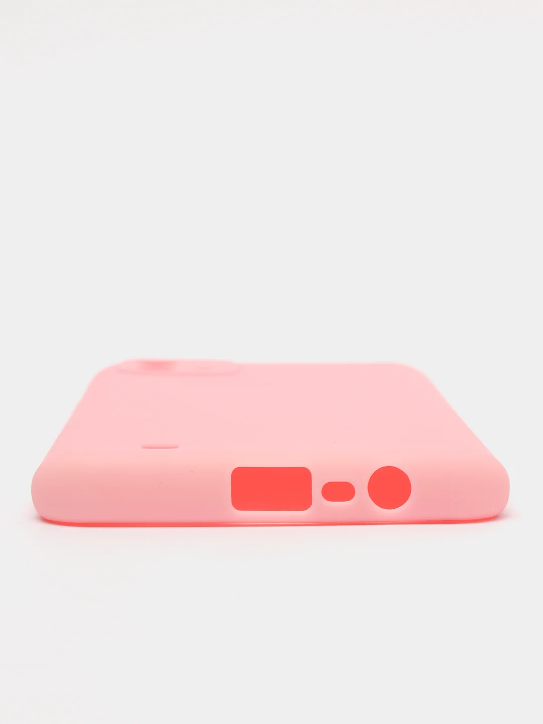 Розовый чехол для Realme C20, C11 2021 силиконовый матовый