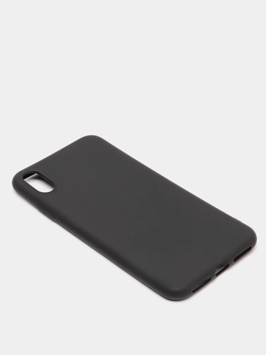Чехол черный матовый силиконовый iPhone 11 XR X XS 7 8 SE