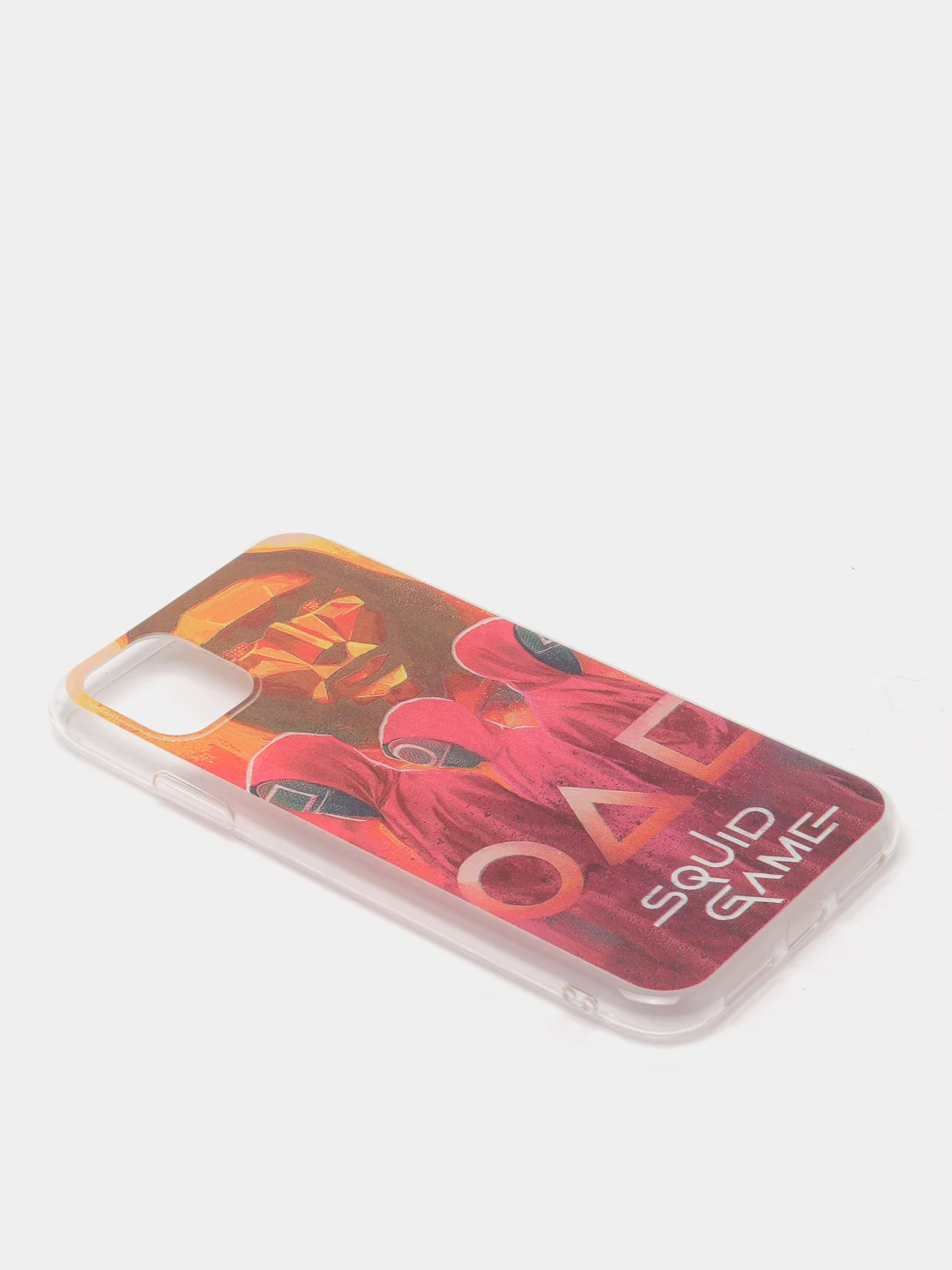 Медный чехол "Игра в кальмара" iPhone 6S, 7, 8 Plus, XR, 11, 12 Mini 13 Pro Max силиконовый айфон