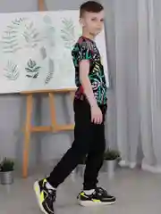 Костюм для мальчика хлопковый Хоум Стайл, с брюками, 6036КФ