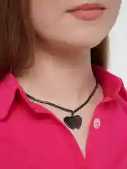 Цепочка с кулоном из гематита